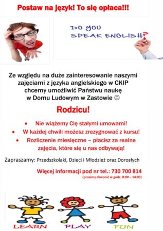 ANGIELSKI W ZASTOWIE