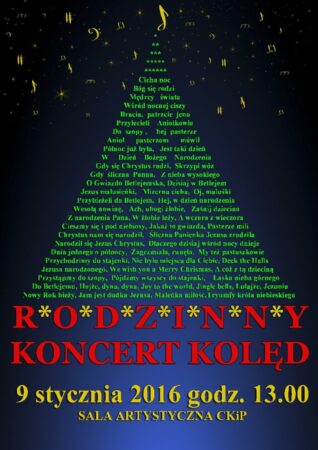 RODZINNY KONCERT KOLĘD