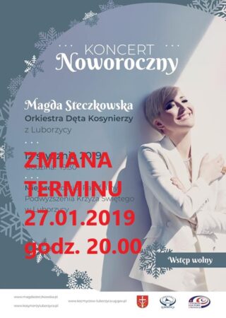 Zmiana terminu koncertu Magdy Steczkowskiej i Orkiestry„Kosynierzy”