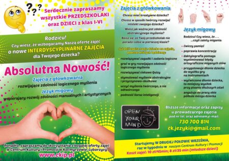 zajęcia z główkowania oraz z języka migowego